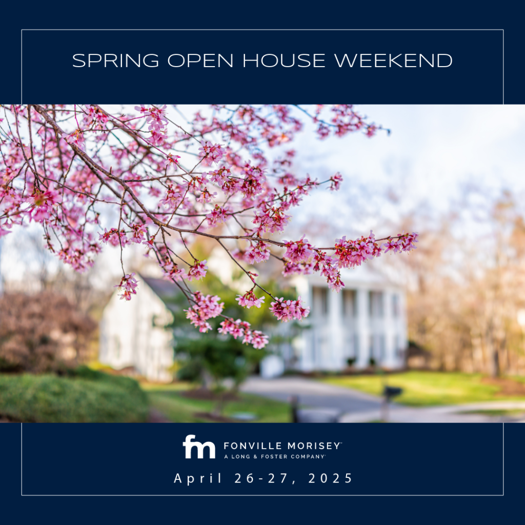 Spring Open House weekend April 26-27, 2025.